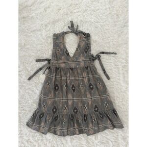 Cleo + Wolf Southwestern Print Tie Dress – Size S - NWT- Boho Tiered Ruffle